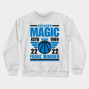 Orlando Magic Wagner 22 Basketball Retro Crewneck Sweatshirt